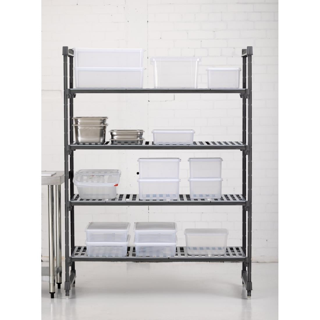 DM775 Cambro Stationary Vented 4 Shelf Starter Units 1830 x 1375 x 610mm JD Catering Equipment Solutions Ltd