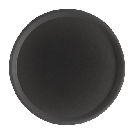 DM780 Cambro Camtread Fibreglass Round Non-Slip Tray Black 280mm JD Catering Equipment Solutions Ltd