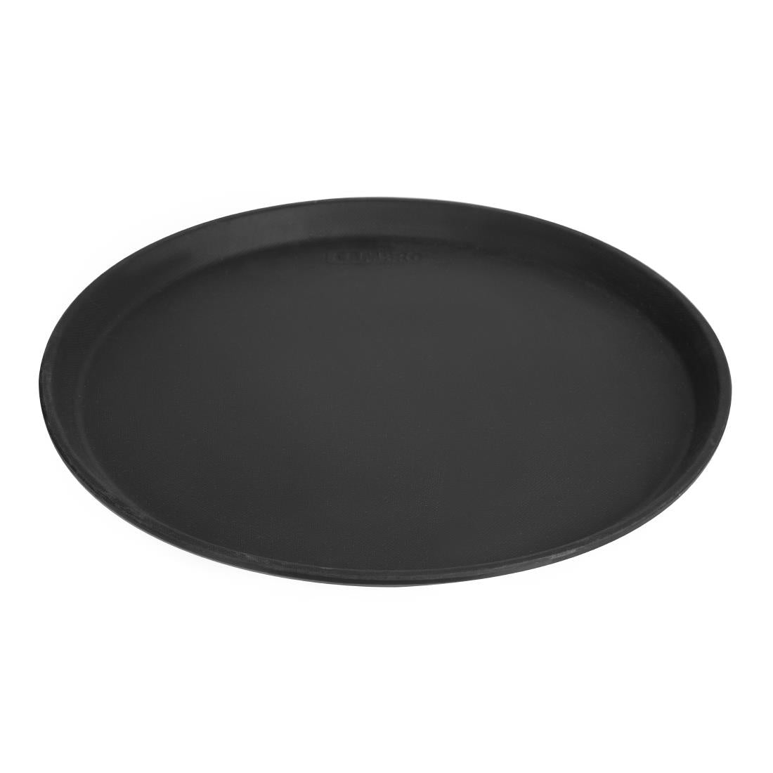 DM781 Cambro Camtread Fibreglass Round Non-Slip Tray Black 355mm JD Catering Equipment Solutions Ltd