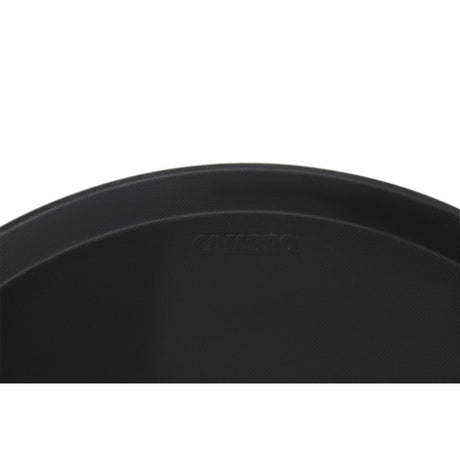 DM782 Cambro Camtread Fibreglass Round Non-Slip Tray Black 405mm JD Catering Equipment Solutions Ltd