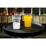 DM782 Cambro Camtread Fibreglass Round Non-Slip Tray Black 405mm JD Catering Equipment Solutions Ltd