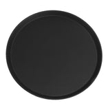 DM782 Cambro Camtread Fibreglass Round Non-Slip Tray Black 405mm JD Catering Equipment Solutions Ltd