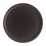 DM782 Cambro Camtread Fibreglass Round Non-Slip Tray Black 405mm JD Catering Equipment Solutions Ltd