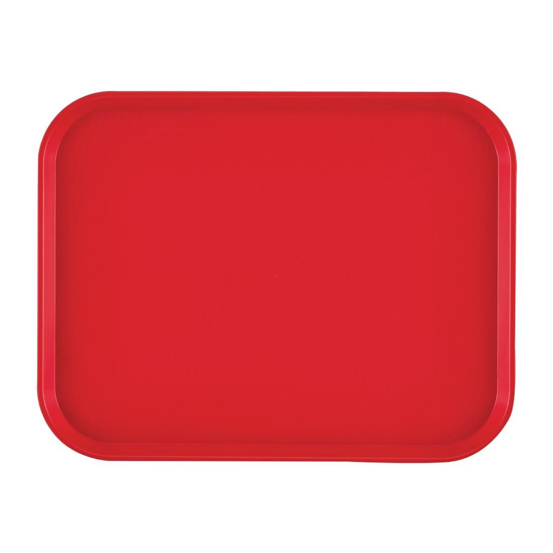 DM800 Cambro Polypropylene Fast Food Tray Red 410mm JD Catering Equipment Solutions Ltd