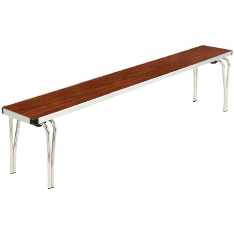 DM942 Gopak Contour Stacking Bench Teak Effect 6ft JD Catering Equipment Solutions Ltd