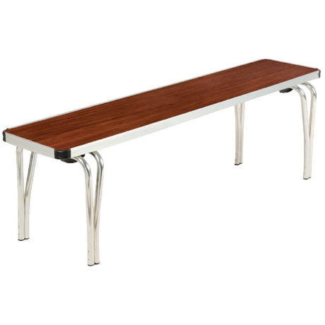 DM943 Gopak Contour Stacking Bench Teak Effect 4ft JD Catering Equipment Solutions Ltd