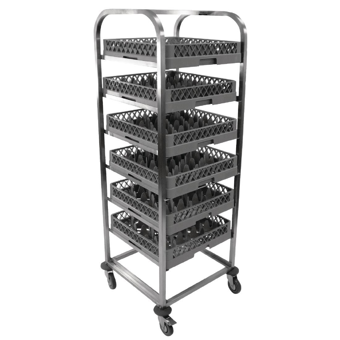 DN595 Craven Stainless Steel Dishwasher Basket Trolley JD Catering Equipment Solutions Ltd