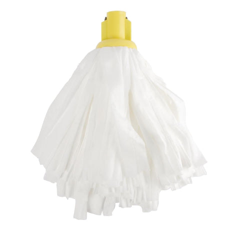 DN822 Jantex Standard Big White Socket Mop Head Yellow JD Catering Equipment Solutions Ltd