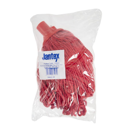 DN824 Jantex Bio Fresh Socket Mop Head Red JD Catering Equipment Solutions Ltd