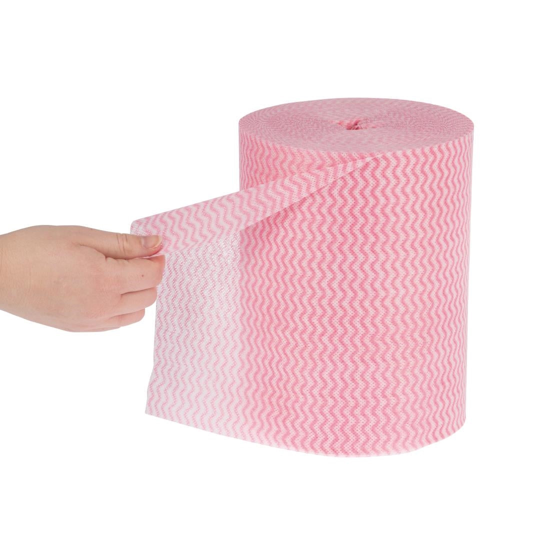 DN844 Robert Scott All-Purpose Antibacterial Cleaning Cloths Red (Pack of 200) JD Catering Equipment Solutions Ltd