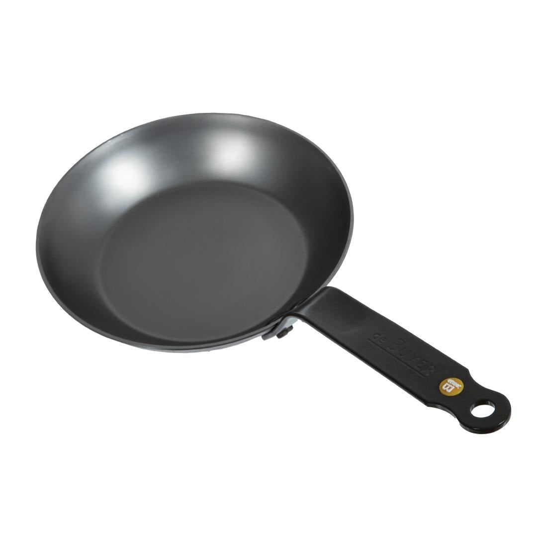 DN896 De Buyer Mineral B Black Iron Induction Frying Pan 200mm JD Catering Equipment Solutions Ltd