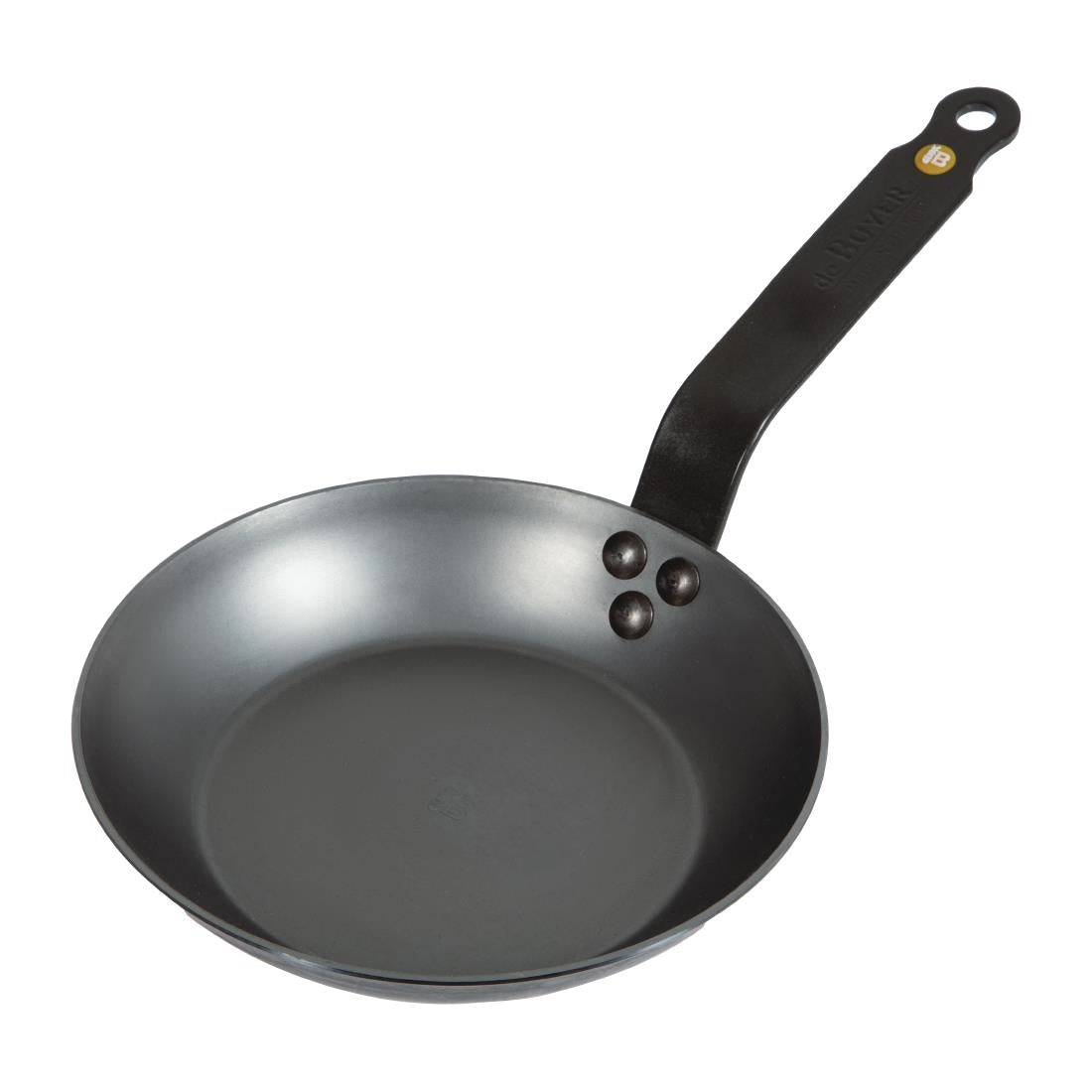 DN896 De Buyer Mineral B Black Iron Induction Frying Pan 200mm JD Catering Equipment Solutions Ltd