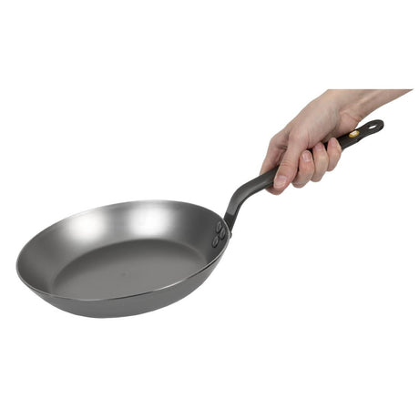 DN897 De Buyer Mineral B Black Iron Induction Frying Pan 240mm JD Catering Equipment Solutions Ltd