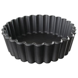 DN949 Matfer Bourgeat Exoglass Mini Pie Moulds Fluted 100mm (Pack of 12) - JD Catering Equipment Solutions Ltd