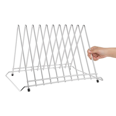 DP037 Hygiplas Heavy Duty Chopping Board Rack JD Catering Equipment Solutions Ltd