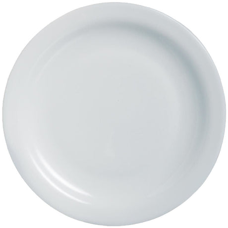 DP061 Arcoroc Opal Hoteliere Narrow Rim Plates 236mm (Pack of 6) JD Catering Equipment Solutions Ltd