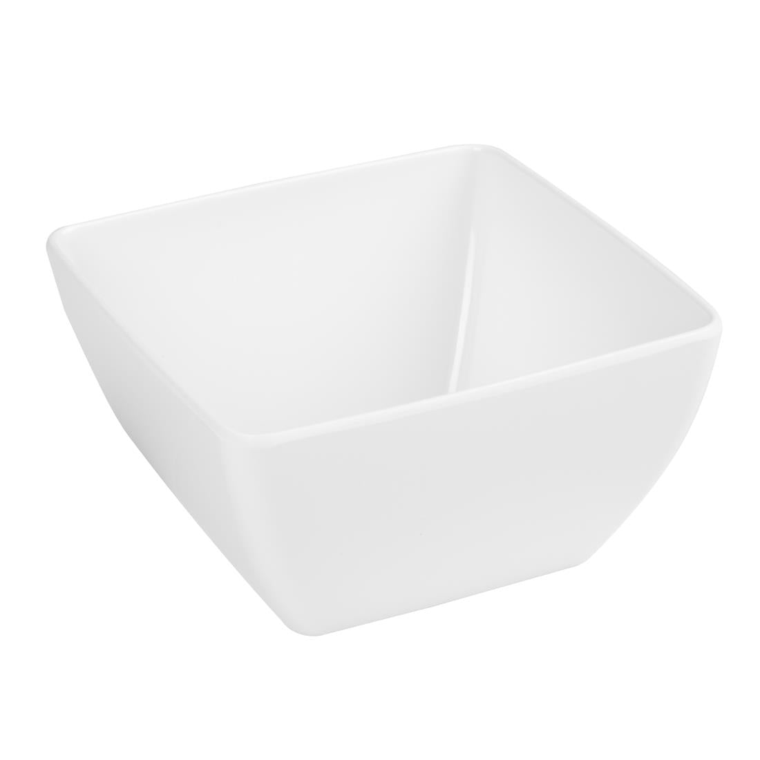 DP144 Curved White Melamine Bowl 8in JD Catering Equipment Solutions Ltd