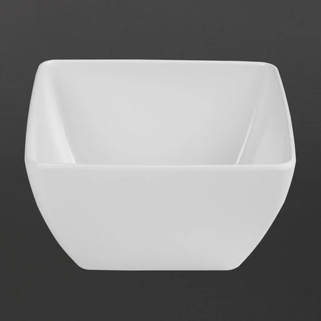 DP144 Curved White Melamine Bowl 8in - JD Catering Equipment Solutions Ltd