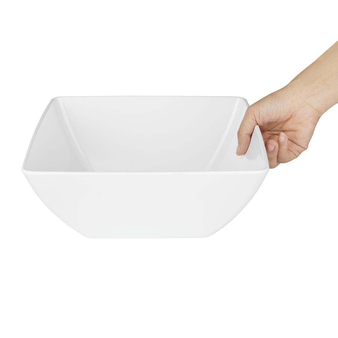 DP145 Curved White Melamine Bowl 11in JD Catering Equipment Solutions Ltd