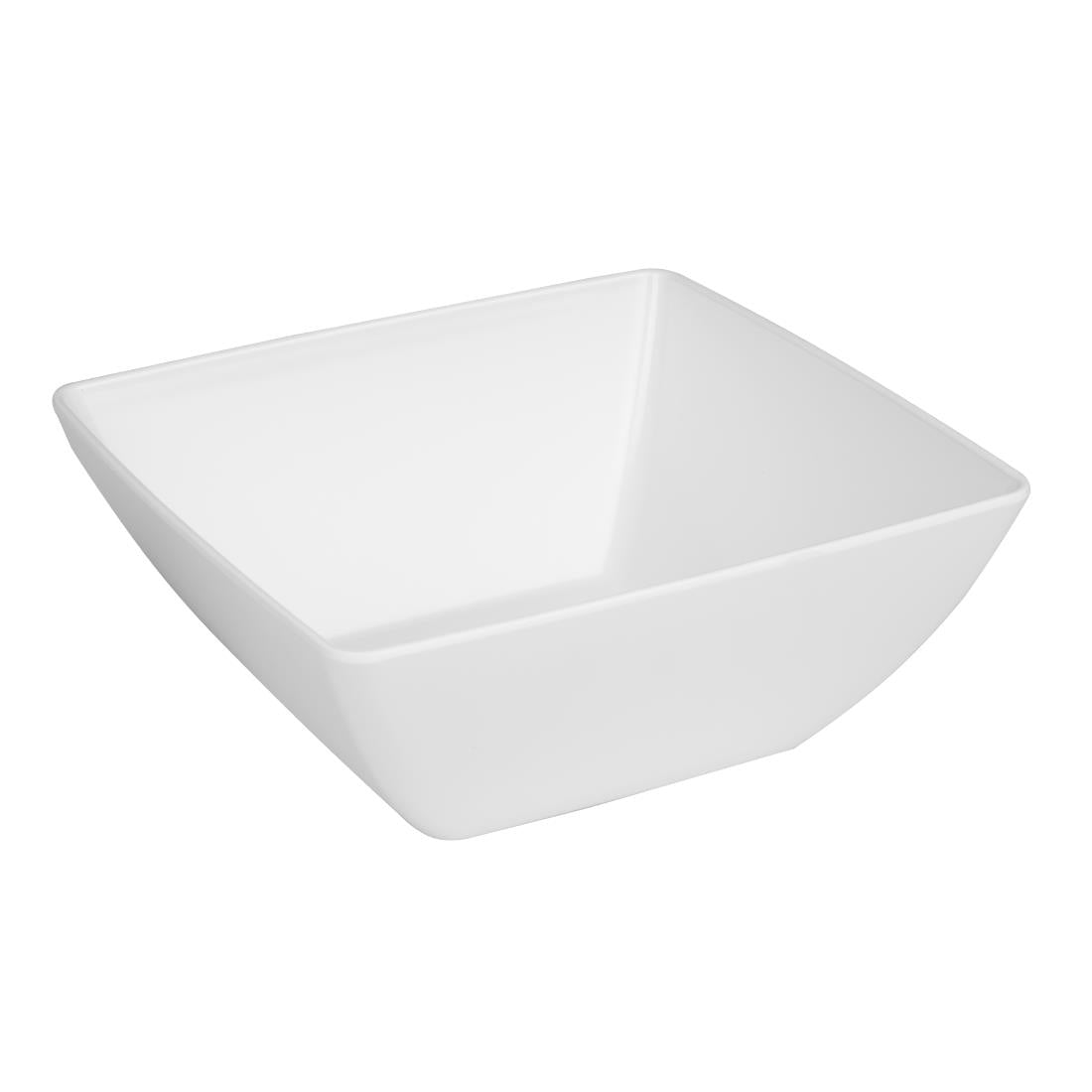 DP145 Curved White Melamine Bowl 11in JD Catering Equipment Solutions Ltd