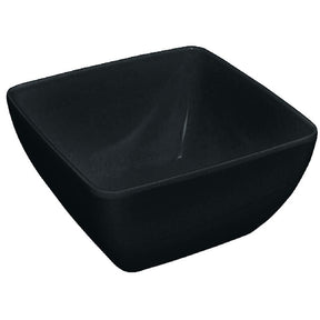 DP146 Curved Black Melamine Bowl 8in JD Catering Equipment Solutions Ltd