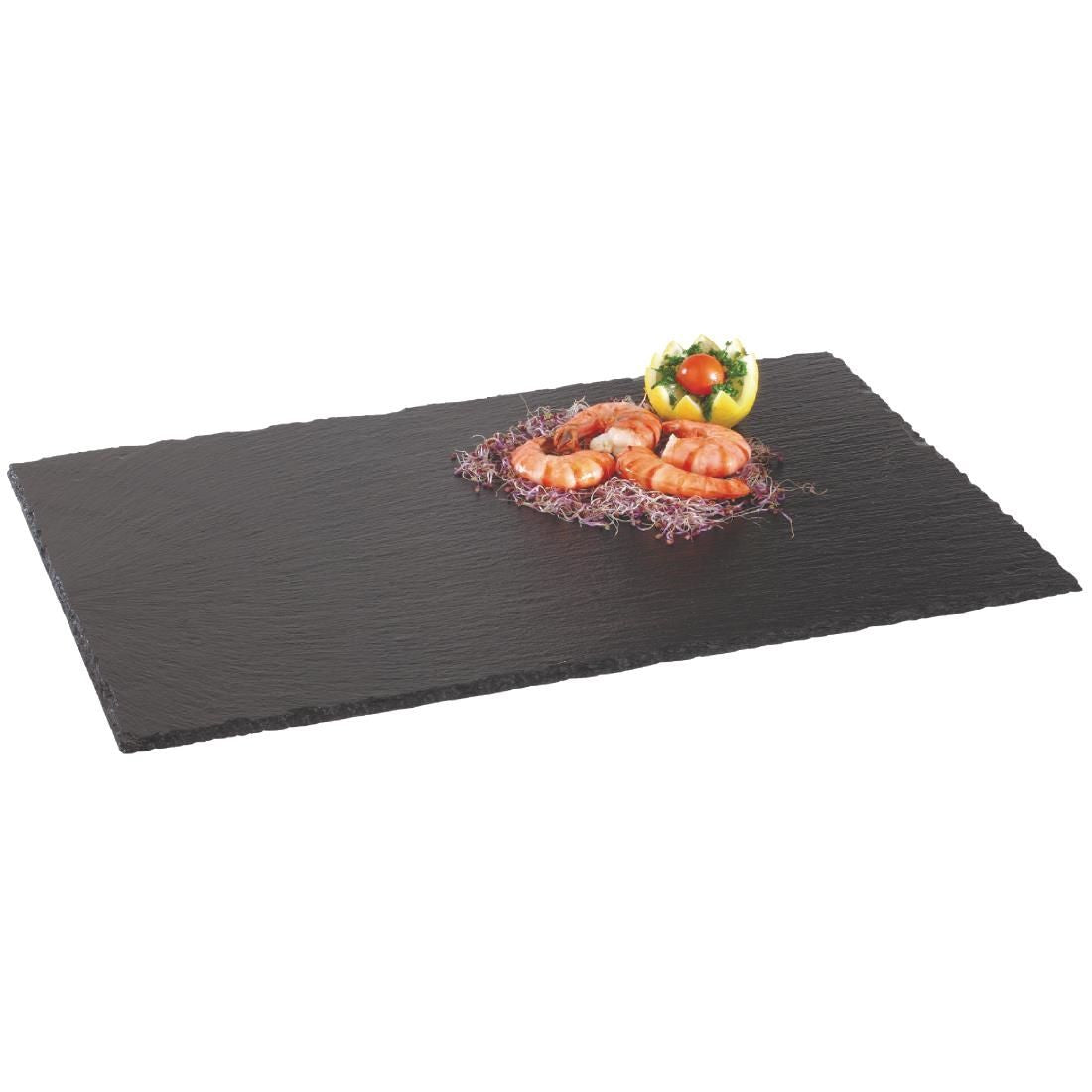 DP160 Olympia Natural Slate Tray GN 1/1 JD Catering Equipment Solutions Ltd