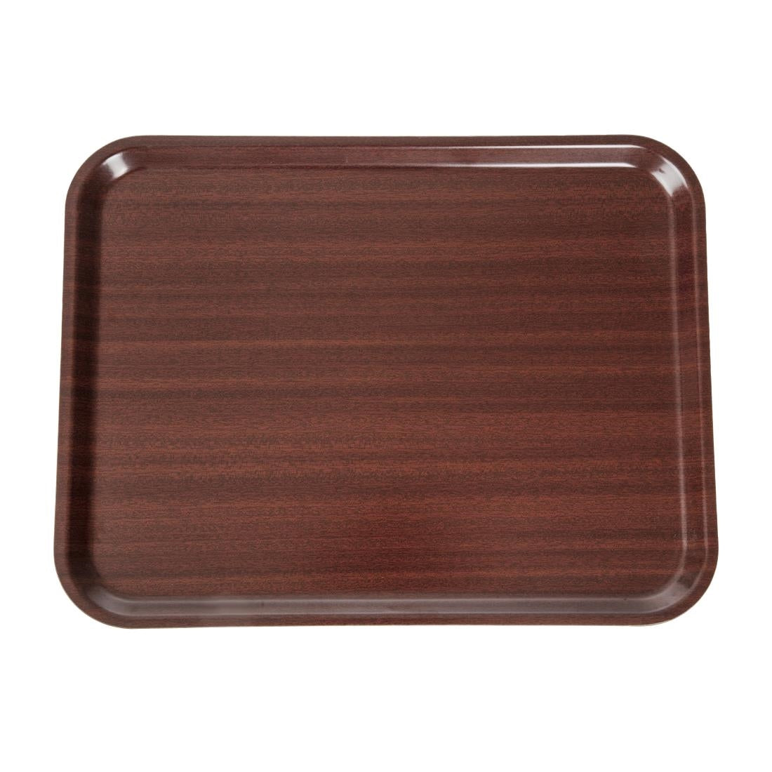 DP210 Cambro Capri Laminate Canteen Tray Mahogany 430mm JD Catering Equipment Solutions Ltd