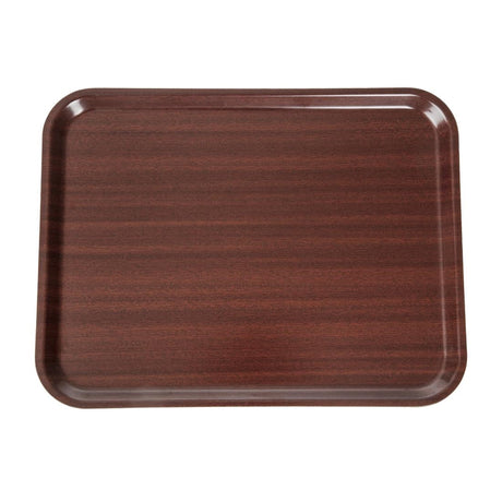 DP210 Cambro Capri Laminate Canteen Tray Mahogany 430mm JD Catering Equipment Solutions Ltd