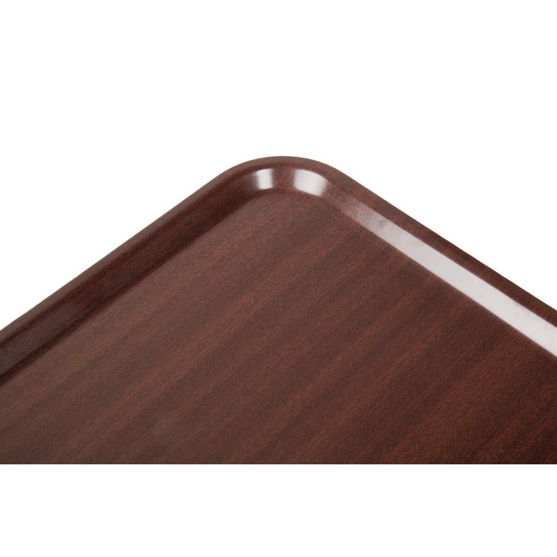 DP210 Cambro Capri Laminate Canteen Tray Mahogany 430mm JD Catering Equipment Solutions Ltd