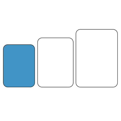 DP215 Kristallon Polypropylene Fast Food Tray Blue Small 345mm JD Catering Equipment Solutions Ltd