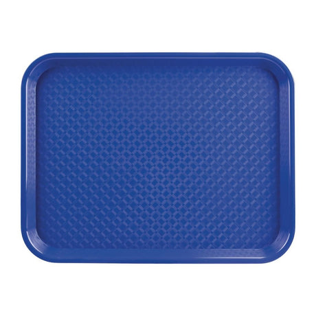 DP215 Kristallon Polypropylene Fast Food Tray Blue Small 345mm JD Catering Equipment Solutions Ltd