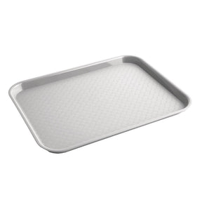 DP217 Kristallon Polypropylene Fast Food Tray Grey Small 345mm JD Catering Equipment Solutions Ltd