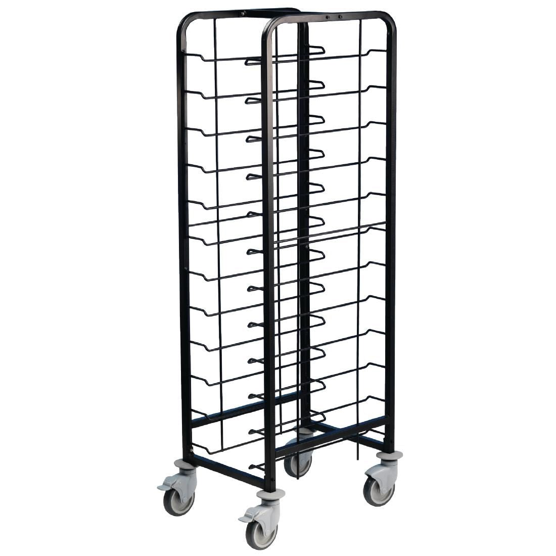 DP290 EAIS Powder Coated Enamel Clearing Trolley 12 Shelves JD Catering Equipment Solutions Ltd