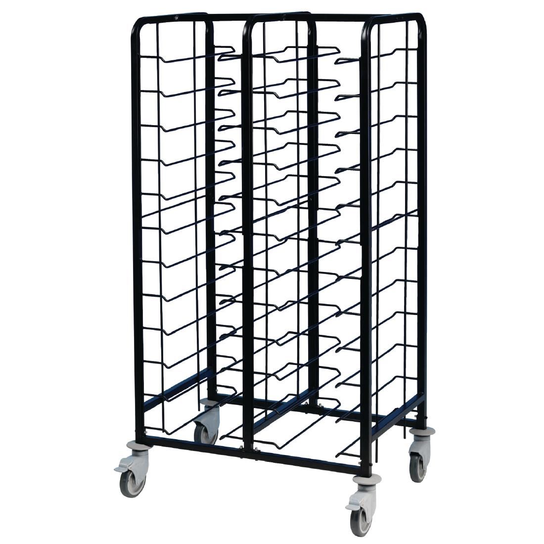 DP291 EAIS Powder Coated Enamel Clearing Trolley 24 Shelves JD Catering Equipment Solutions Ltd