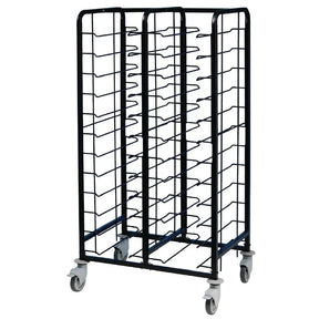 DP291 EAIS Powder Coated Enamel Clearing Trolley 24 Shelves - JD Catering Equipment Solutions Ltd