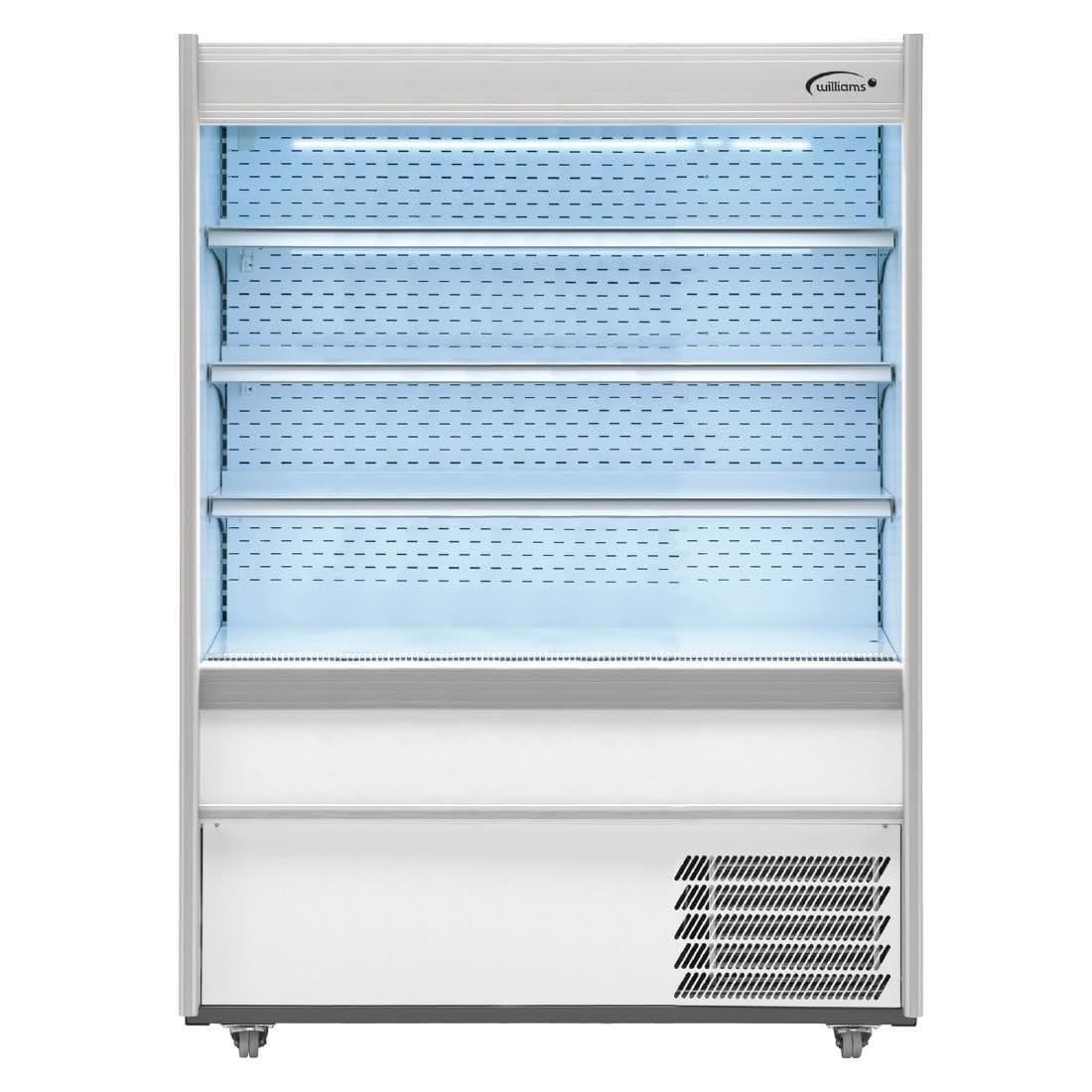 DP467 Williams Slimline Gem Multideck White with Nightblind Width 1250mm JD Catering Equipment Solutions Ltd