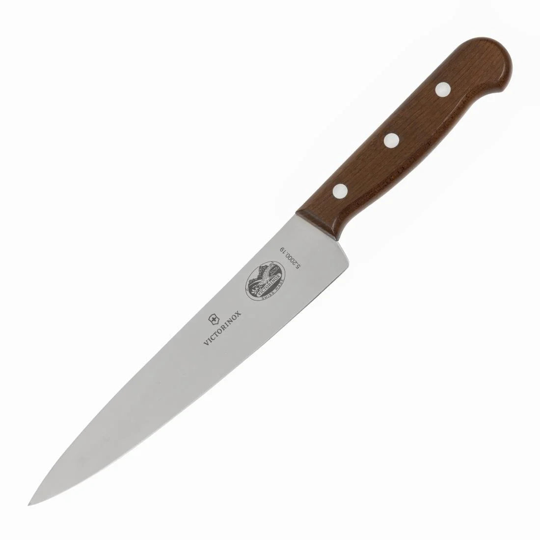 DP583 Victorinox Wooden Handled Carving Knife 19cm JD Catering Equipment Solutions Ltd