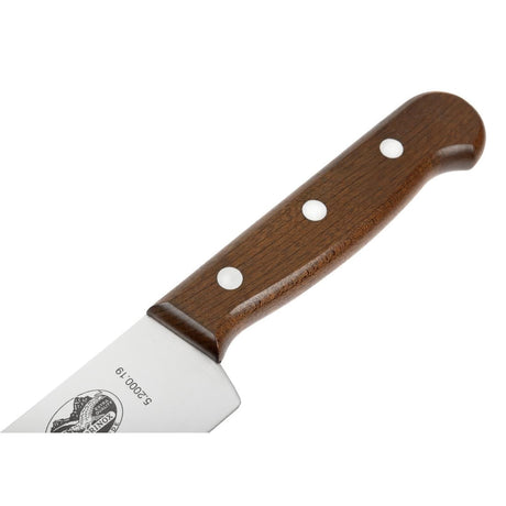 DP583 Victorinox Wooden Handled Carving Knife 19cm JD Catering Equipment Solutions Ltd