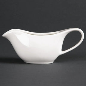DP895 Lumina Fine China Sauce Boats 95ml 3.3oz (Pack of 6) - JD Catering Equipment Solutions Ltd