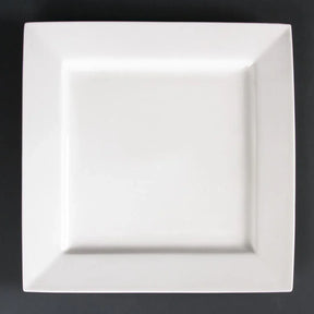 DP965 Lumina Fine China Square Plates 265mm (Pack of 4) - JD Catering Equipment Solutions Ltd