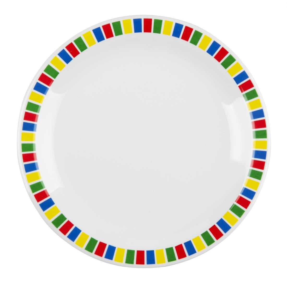 DP980 Kristallon Fairground Melamine Side Plates 160mm (Pack of 12) JD Catering Equipment Solutions Ltd