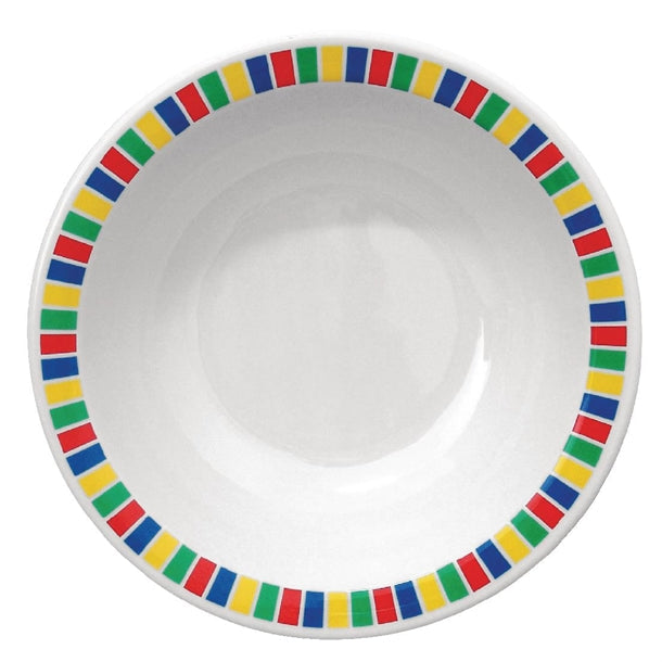 DP982 Kristallon Fairground Melamine Bowls 150mm (Pack of 12) JD Catering Equipment Solutions Ltd