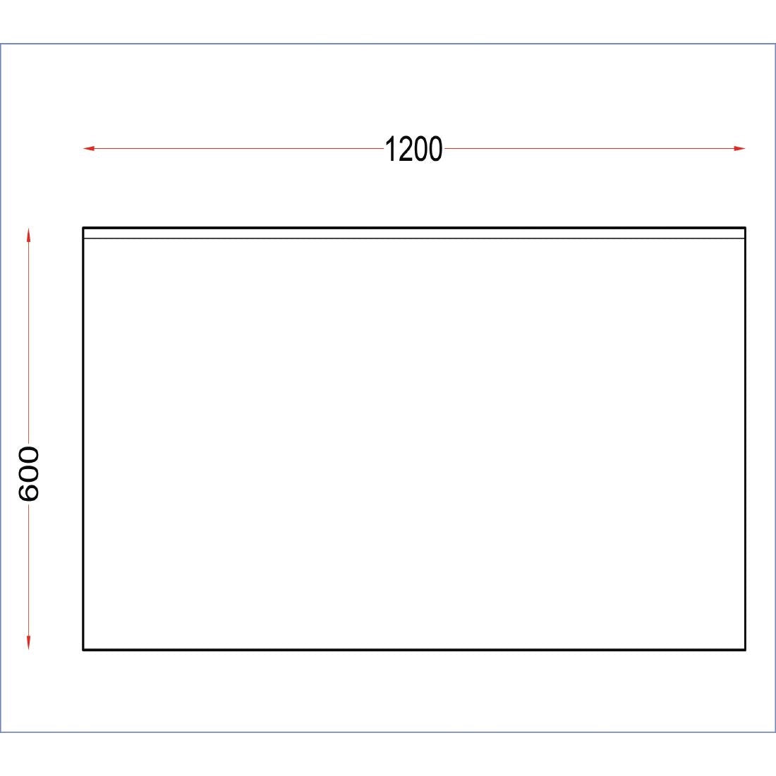 DR022 Holmes Stainless Steel Wall Table with Upstand 1200mm JD Catering Equipment Solutions Ltd