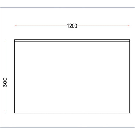 DR022 Holmes Stainless Steel Wall Table with Upstand 1200mm JD Catering Equipment Solutions Ltd