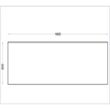 DR024 Holmes Stainless Steel Wall Table with Upstand 1800mm JD Catering Equipment Solutions Ltd