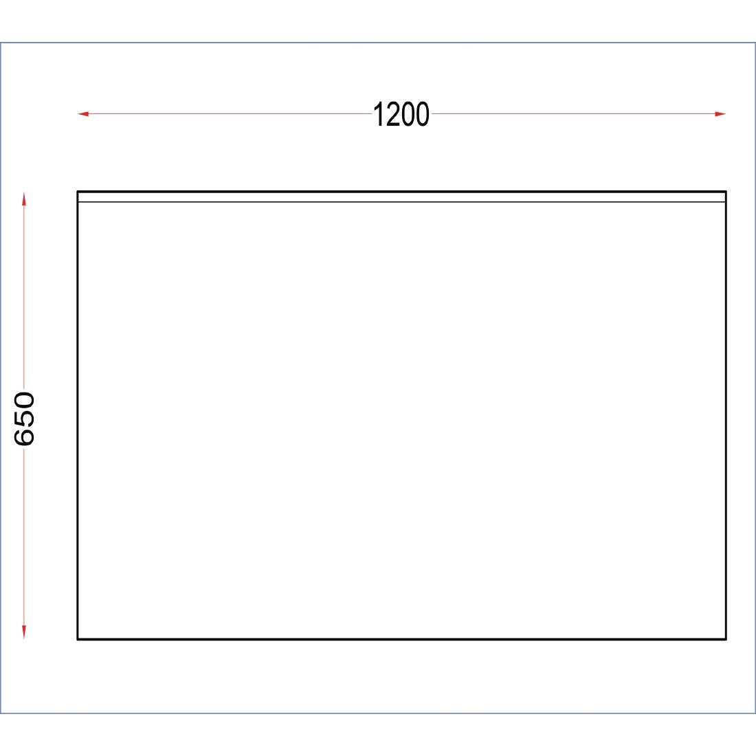 DR029 Holmes Stainless Steel Wall Table with Upstand 1200mm JD Catering Equipment Solutions Ltd