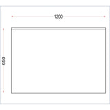 DR029 Holmes Stainless Steel Wall Table with Upstand 1200mm JD Catering Equipment Solutions Ltd