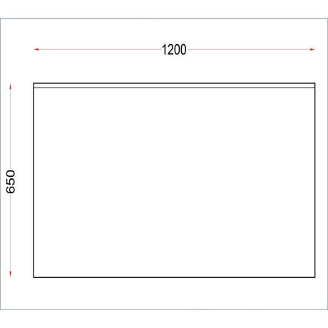 DR029 Holmes Stainless Steel Wall Table with Upstand 1200mm JD Catering Equipment Solutions Ltd