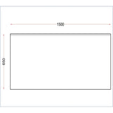 DR030 Holmes Stainless Steel Wall Table with Upstand 1500mm JD Catering Equipment Solutions Ltd