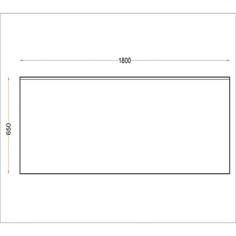 DR031 Holmes Stainless Wall Table with Upstand 1800mm JD Catering Equipment Solutions Ltd